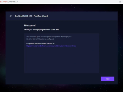 StarWind SAN&NAS free 版本部署体验 