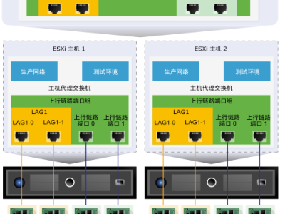 vSphere Distributed Switch 上的 LACP 支持