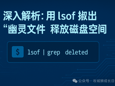 深入解析：用lsof揪出“幽灵文件”释放磁盘空间