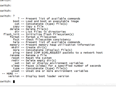 Cisco思科交换机WS-C2960X-24TD-L使用ftp上传更新丢失IOS方法