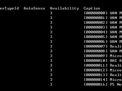 WMIC扩展WMI（Windows Management Instrumentation，Windows管理工具）