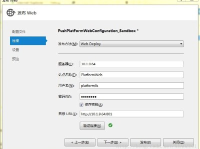 Web Deploy 发布网站常见问题