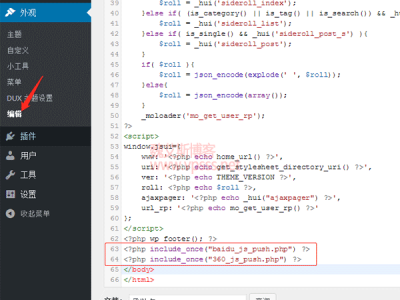百度站长工具和 360 站长平台自动推送代码如何安装使用