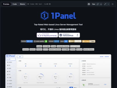 GitHub 上 3 万人收藏!国产可视化 Linux 管理神器。