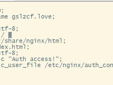 nginx登录用户验证配置