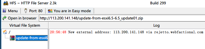 ESXi 6.5使用Web Client进行升级 