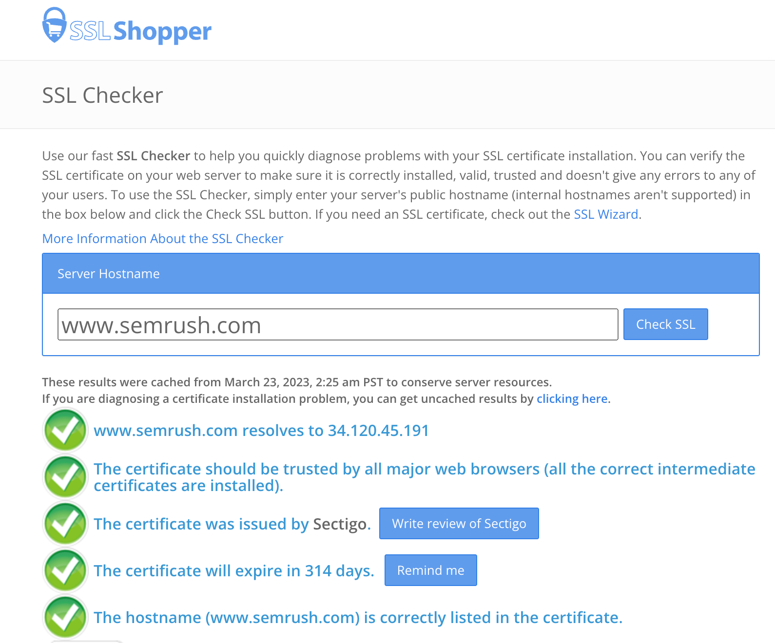 "SSL Shopper"